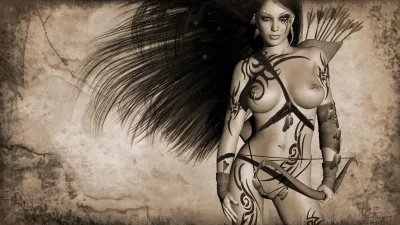 Naked warrior women — Naked fantasy girls