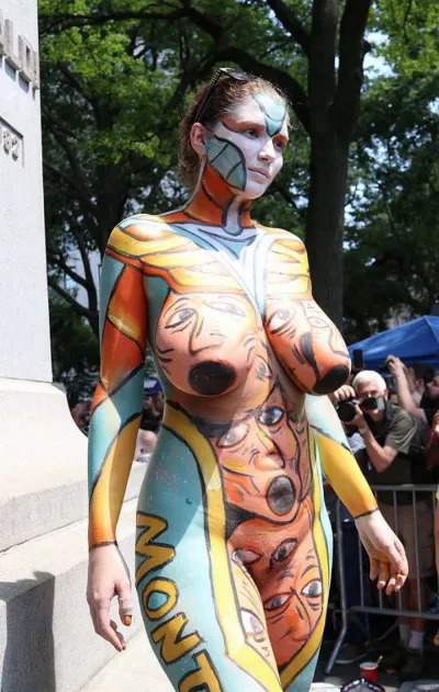 Daegu bodypainting festival — Naked body art