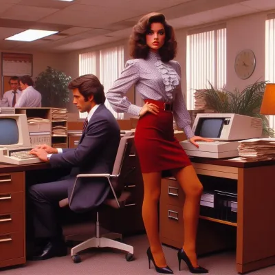 Secretary girl — Retro