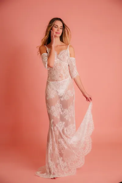 Lace wedding dress — Lace lingerie