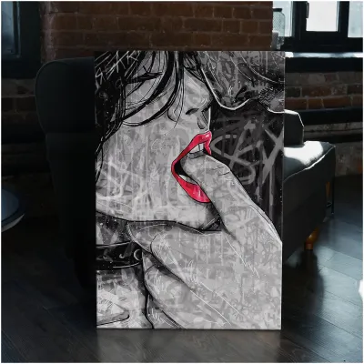 Interior canvas painting — Erotic painting