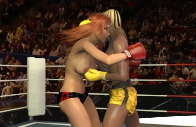 Girls boxing