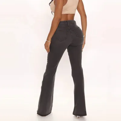Flared jeans — Women's High Waist Jeans