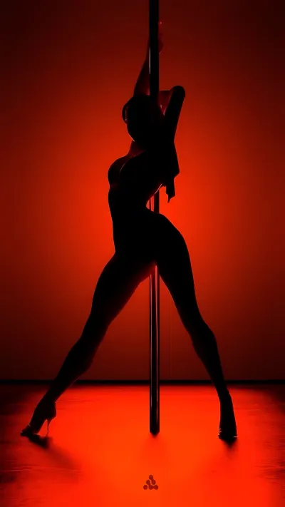 Girl strippers — Stripper silhouette