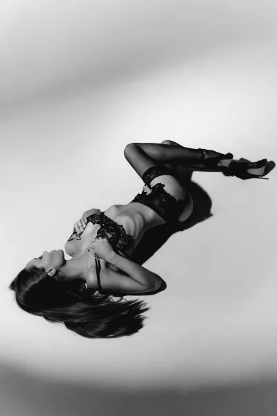 Photo shoot in lingerie — Girl