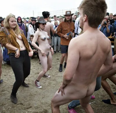 Festival of naked men and women