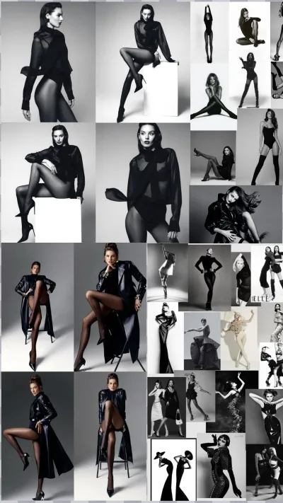 Fashion poses for a photo shoot — Model poses