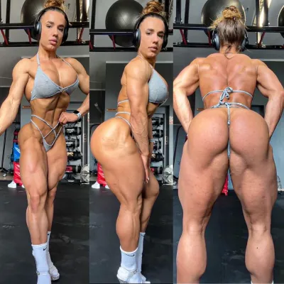 Inflated ass — Girl with inflated ass