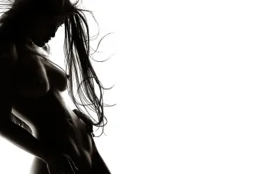 Abstract erotica — Naked women black and white