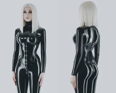 Latex clothing for women — Latex suit