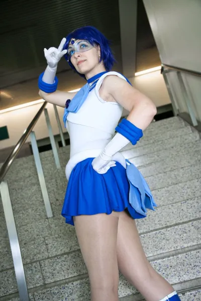 Ami mizuno sailor mercury dark mercury — sailor moon cosplay