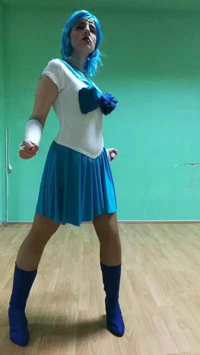 Sailor moon sailor mercury mizuno ami cosplay costume