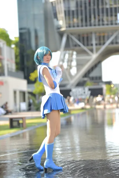 Sailor mercury cosplay — ami mizuno sailor mercury dark mercury