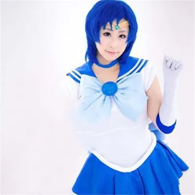 Sailor moon cosplay — ami mizuno sailor mercury dark mercury