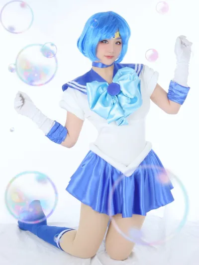 Mmgg anime sailor ami mizuno mercury cosplay costume