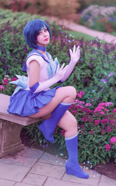 Sailor moon cosplay — Sailor mercury ami mizuno cosplay