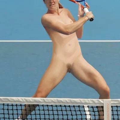 Porn flashing of athletes — Tennis players erotica