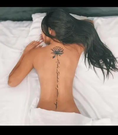 Back tattoo for girls — Female tattoo