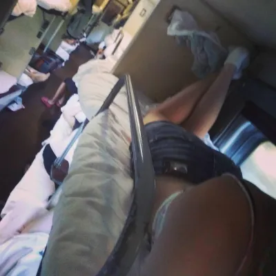 Reserved seat naked — Flashing girls on trains