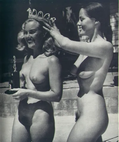 Young nudists retro