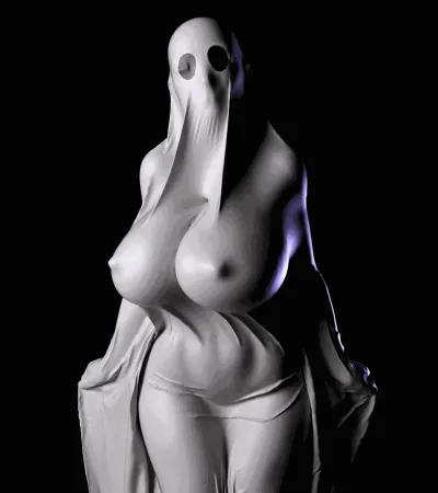 Boob ghost — ghost futanari