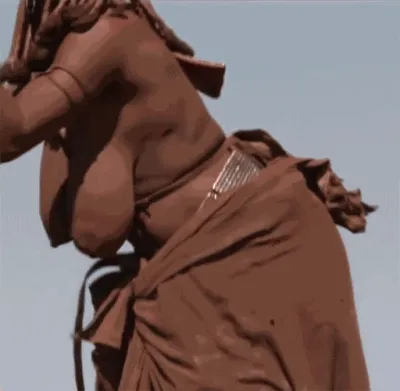 African tribes with big breasts — Himba women