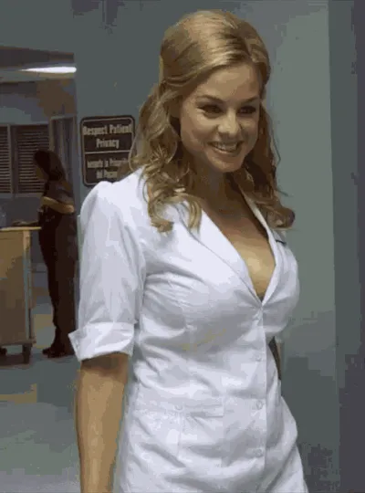 Big breasted nurse — Busty nurse