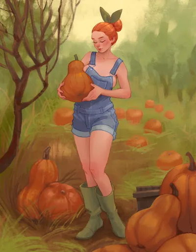 Beautiful pumpkin — Autumn pumpkin