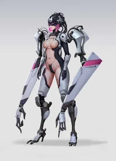 Robot girl porn — Cyborg girl