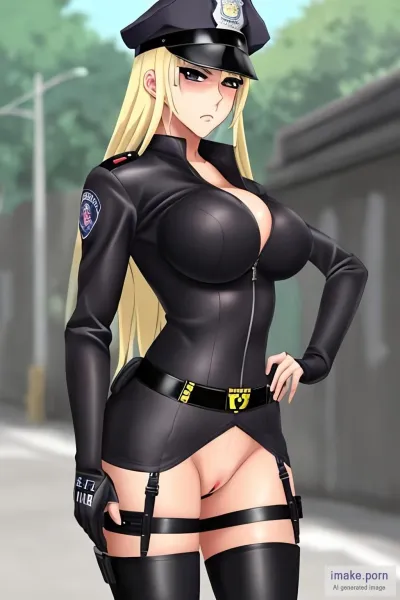 Police hentai — Hentai girl policeman