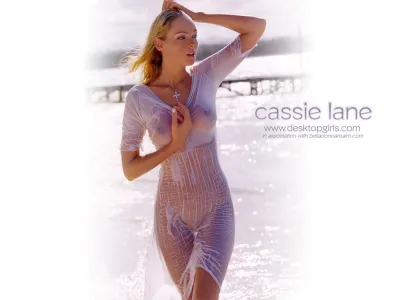 Girls in wet transparent clothes — Transparent erotic dress