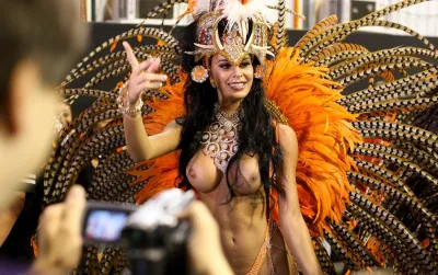 Naked brazilians at the carnival — Carnival in rio de janeiro