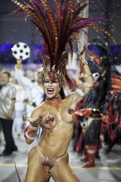 Andrea martins brazil carnival naked — Carnival in rio de janeiro