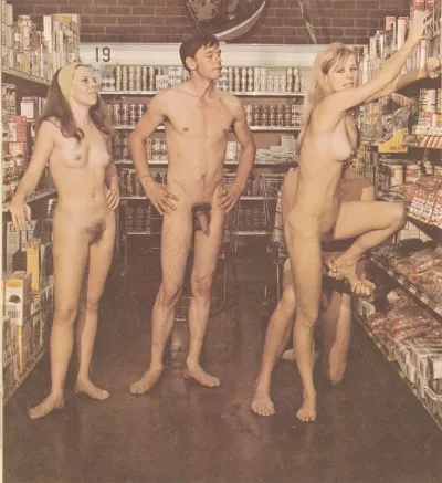 Naked nudists — Naked photo shoot