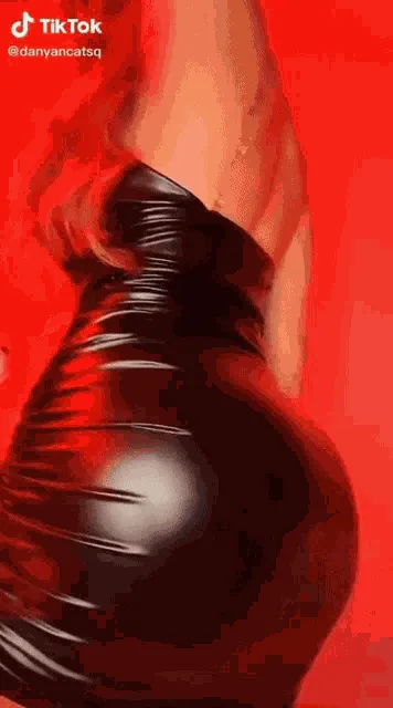 Sexy girl in latex — Ass in latex