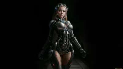 Fantasy robot — Cyborg girl