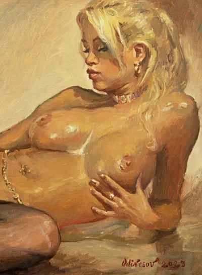 Nude oil painting — Erotic paintings